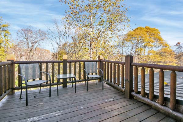 Escape to the cabin deck's peaceful ambiance