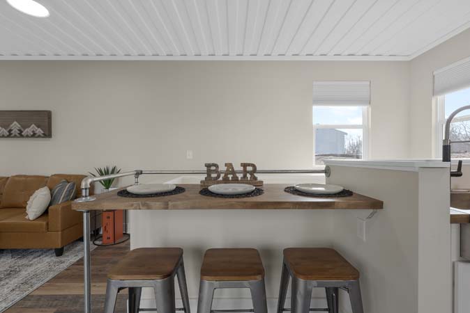 Stone walkway leading to container rental entrance in Hocking Hills Ohio