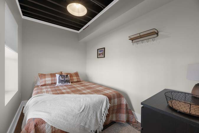 Sunset view from deck in Hocking Hills Ohio