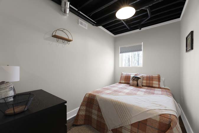 Exterior container home view in Hocking Hills Ohio