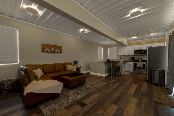 uniquecontainer rental in Hocking Hills Ohio