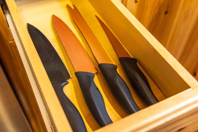 Little Pine Cabin exterior during fall season