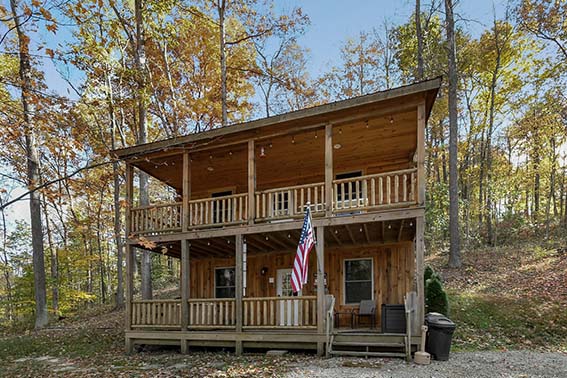 cabin front porch